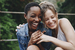 Happy Friends Laughing